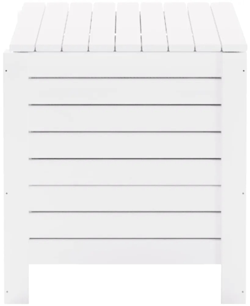 Caixa de arrumação c/ tampa RANA 60x49x54cm pinho maciço branco