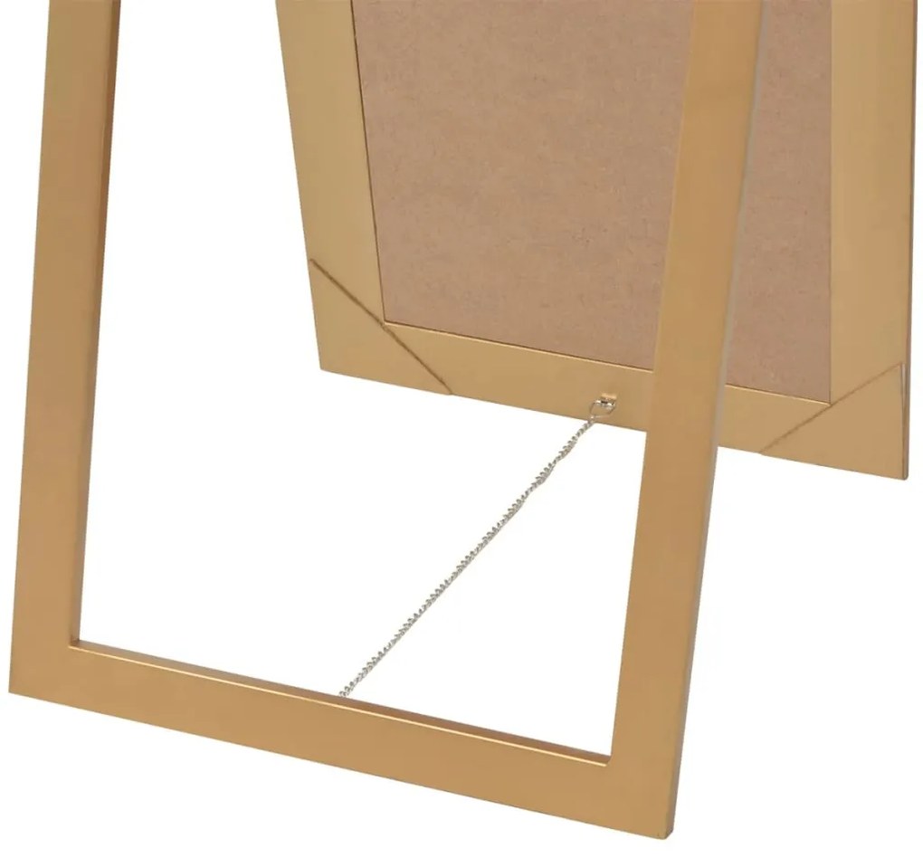 Espelho de pé em estilo barroco, 160x40 cm, dourado