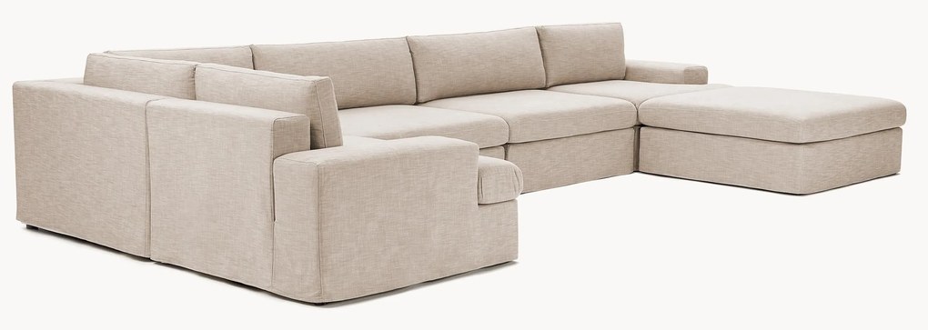 Sofá de canto comprido XL com revestimento amovível Russell