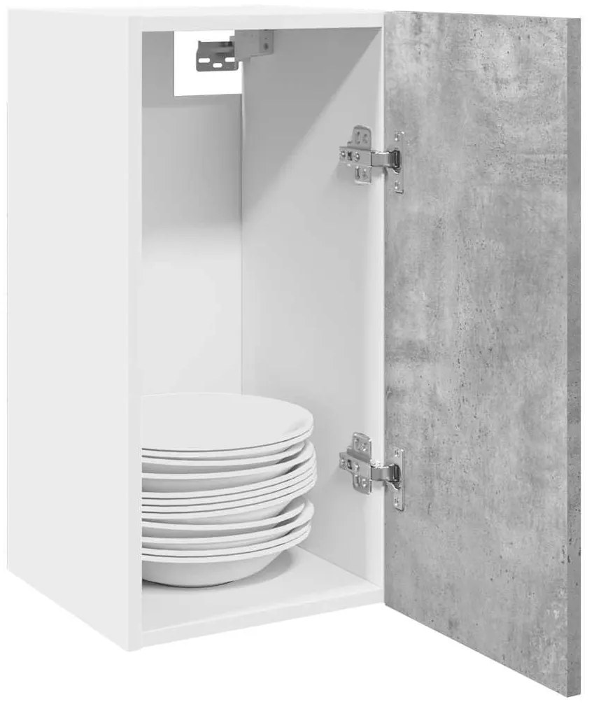 Vidaxl Armário suspenso “Lyon” 30x31x60 cm cinza cimento