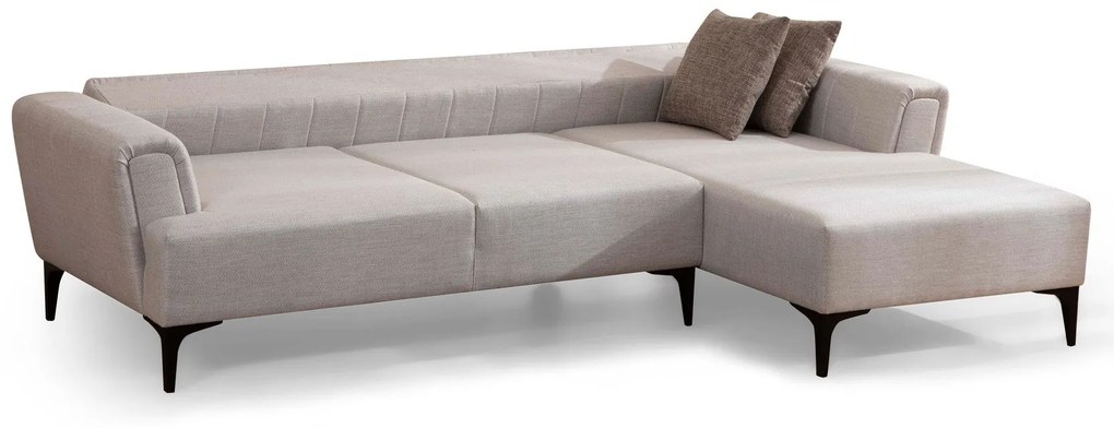 Sofá-Cama de Canto Hamlet – Ecru – 270x140 cm