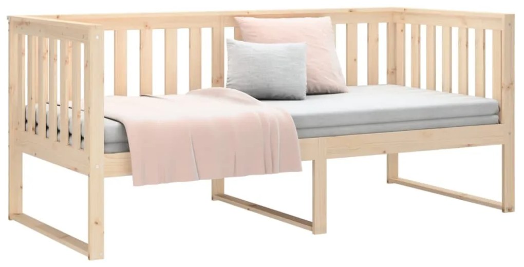 Cama de dia sem colchão 100x200 cm pinho de madeira maciça