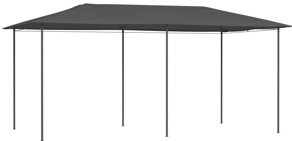 Gazebo 2,98x5,3x2,59 m 160 g/m² antracite