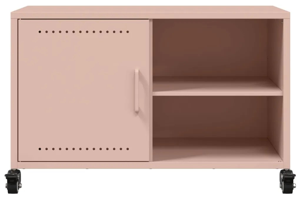 Móvel de TV 68x39x43,5 cm aço rosa