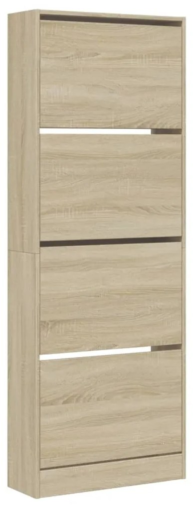 Sapateira 60x21x163,5 cm derivados de madeira carvalho sonoma