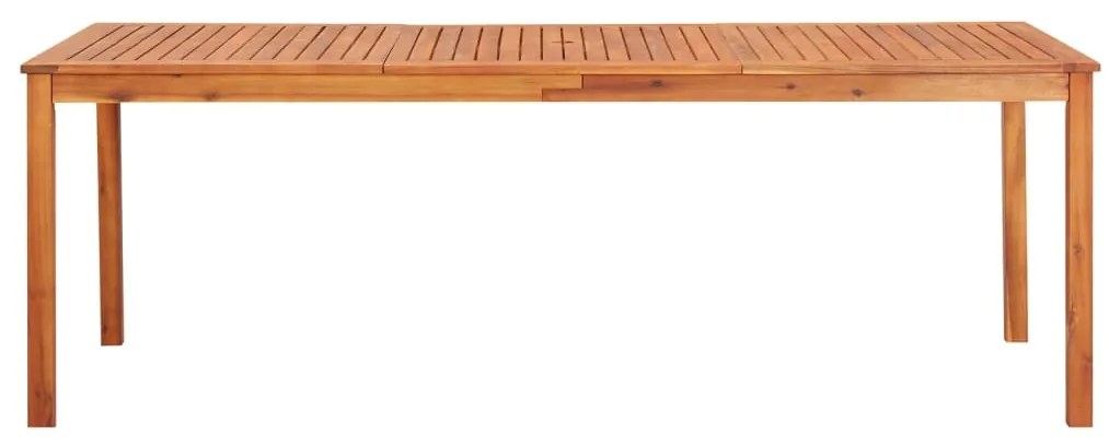 9 pcs conjunto de jantar p/ jardim c/ almofadões acácia maciça