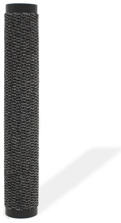 Tapete controlo de pó retangular tufado 90x150 cm antracite