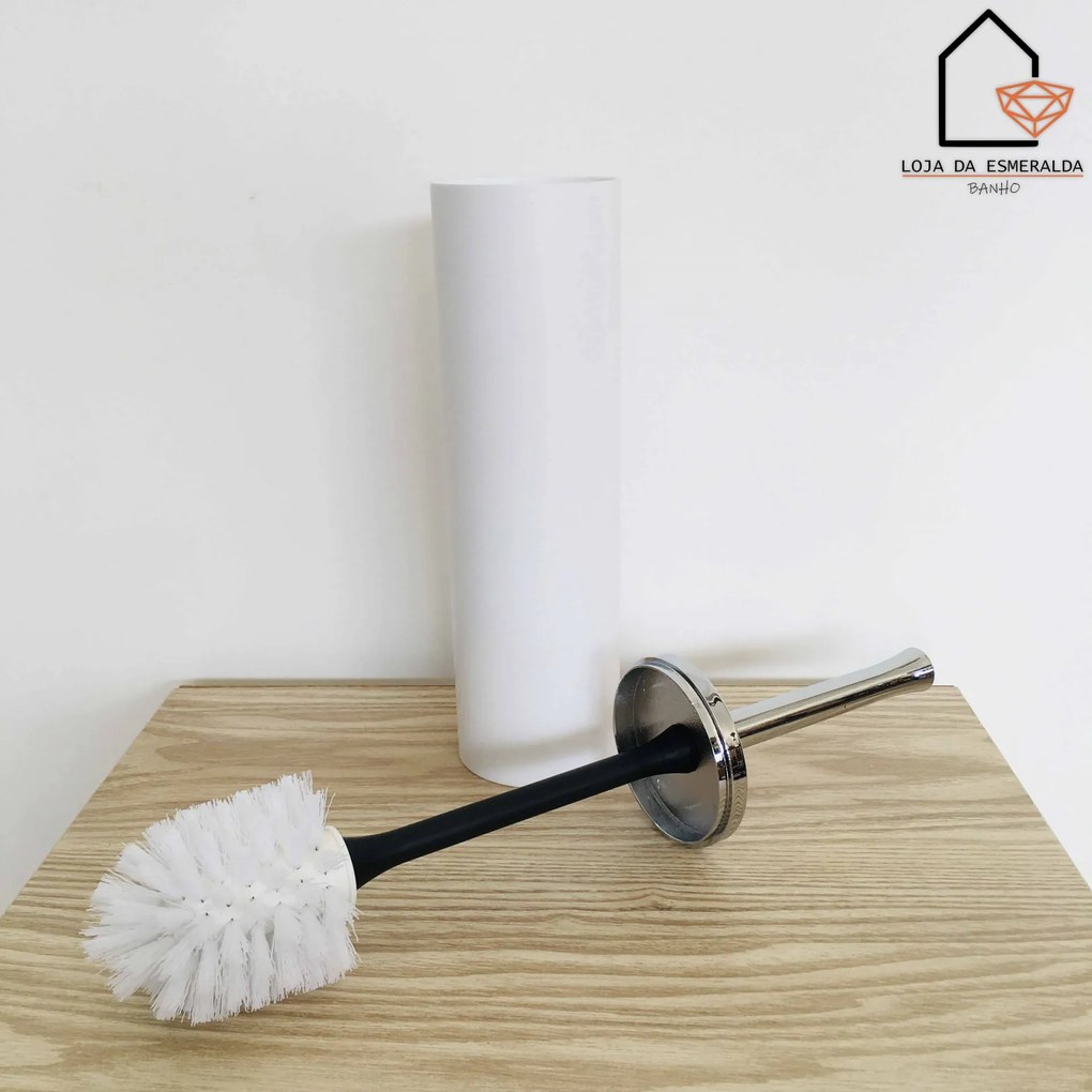 Escova de WC | Branco | 7.5x7.5x39 CM