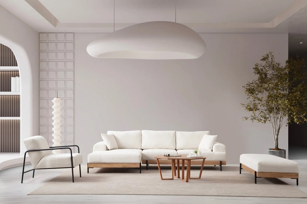 Sofá de Esquina Eti – Branco – 170 x 280 cm