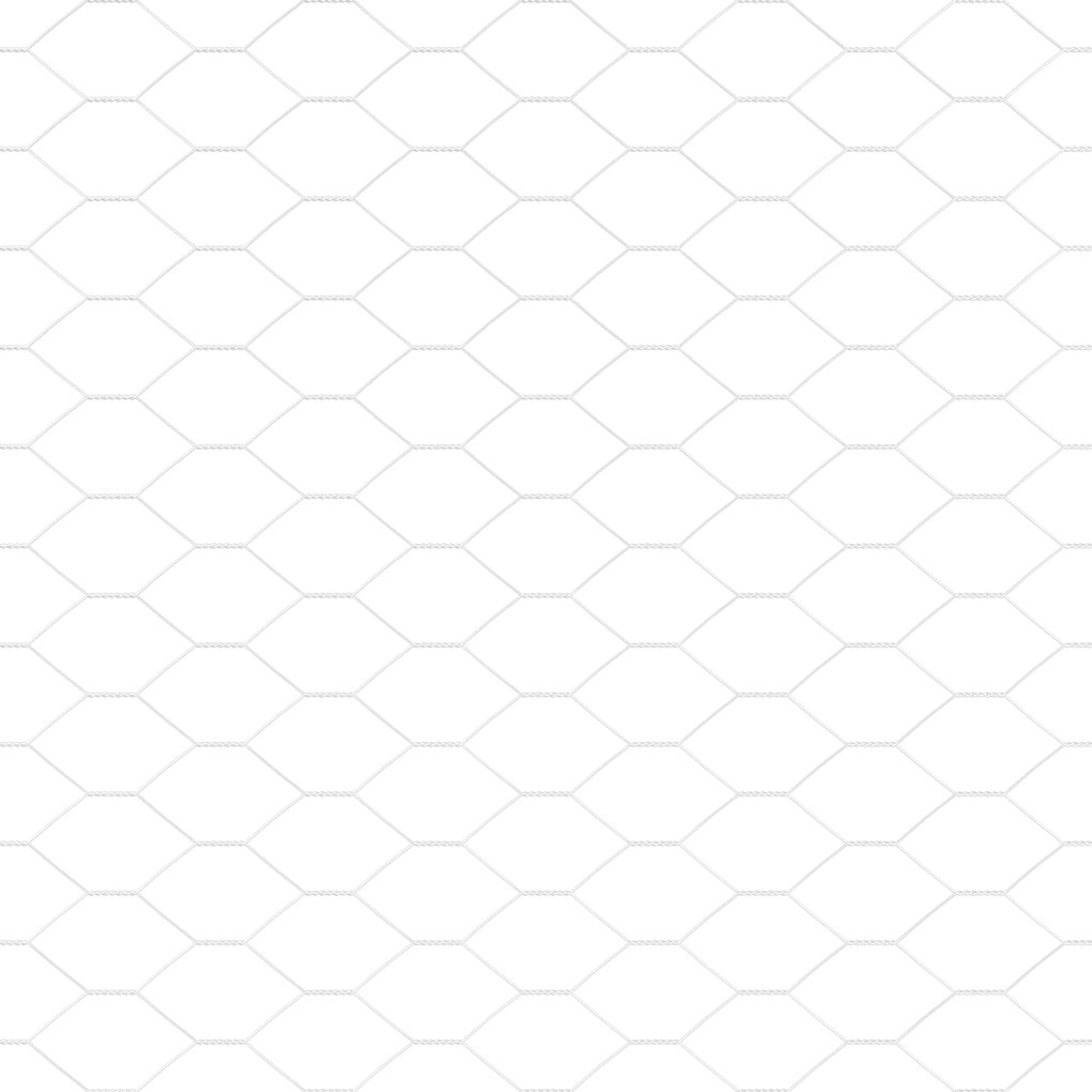 Cerca Hexagonal vidaXL 0.5x50 m Aço Galvanizado, Postes de Cerca vidaX
