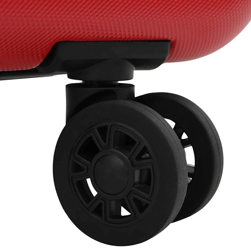 Mala Dobrável Casco Duro 24'' Vermelha 43x27x66 cm ABS