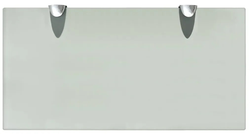 Prateleiras flutuantes 2 pcs vidro 40x20 cm 8 mm