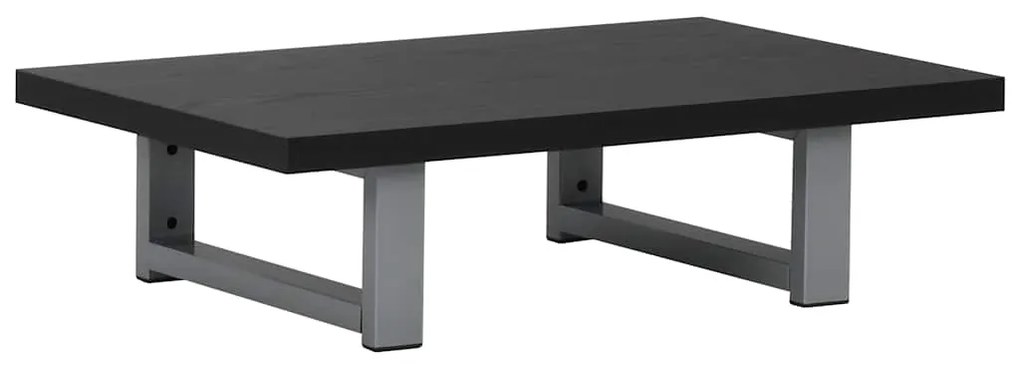 Conjunto de móveis de casa banho 2 peças cerâmica preto