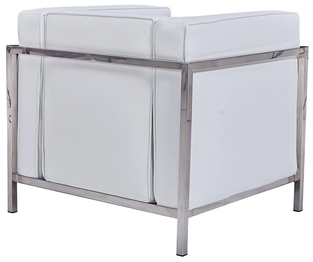 Poltrona LOBBY – 78x70x68 cm – Estrutura em Aço Inoxidável e Estofado
