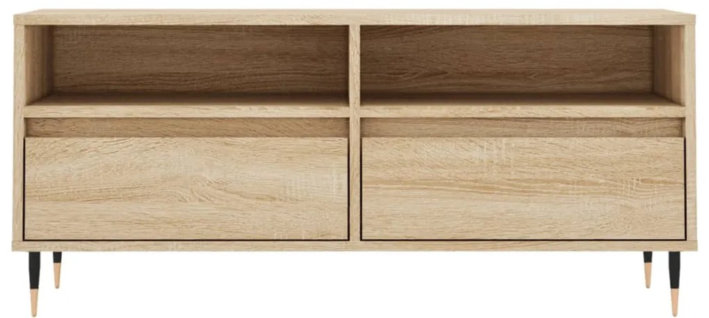 Móvel p/ TV 100x34,5x44,5 cm derivados madeira carvalho sonoma
