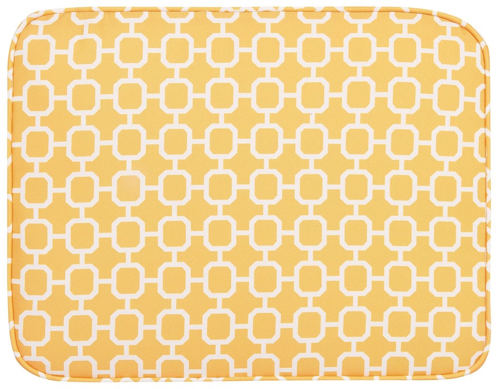Conjunto de 2 almofadas amarelas 29 x 38 x 5 cm FIJI  Beliani