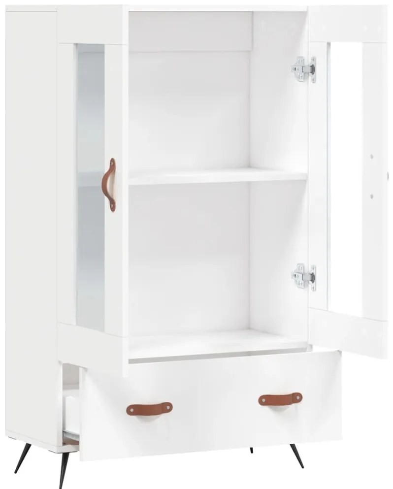 Aparador alto 69,5x31x115 cm derivados de madeira branco