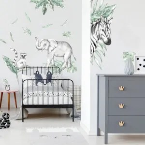 Autocolante de parede - Animais SAFARI