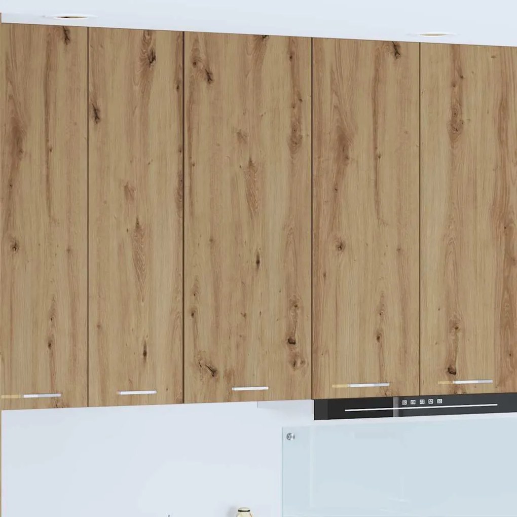 vidaXL Armário suspenso Riga Carvalho Artesanal 40 x 31 x 100 cm