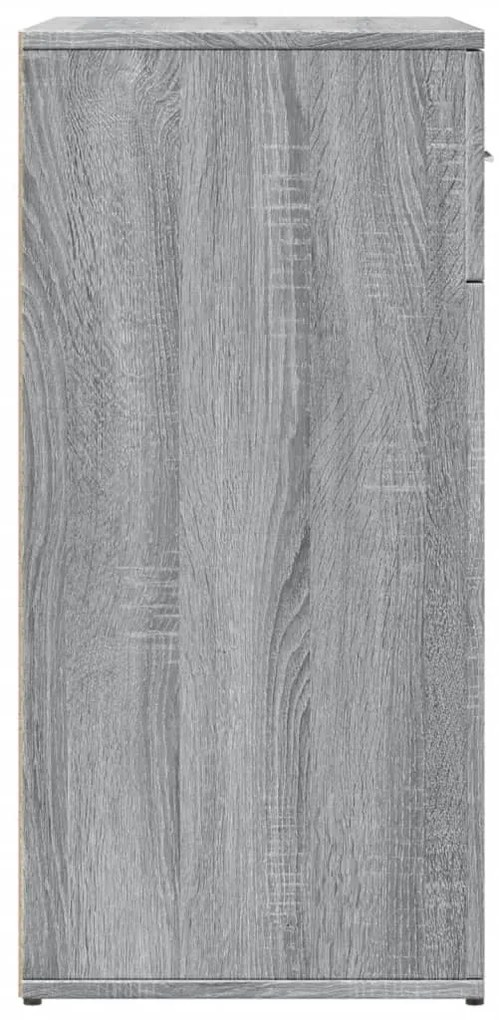 Aparadores 2 pcs 79x38x80 cm derivados madeira cinzento sonoma