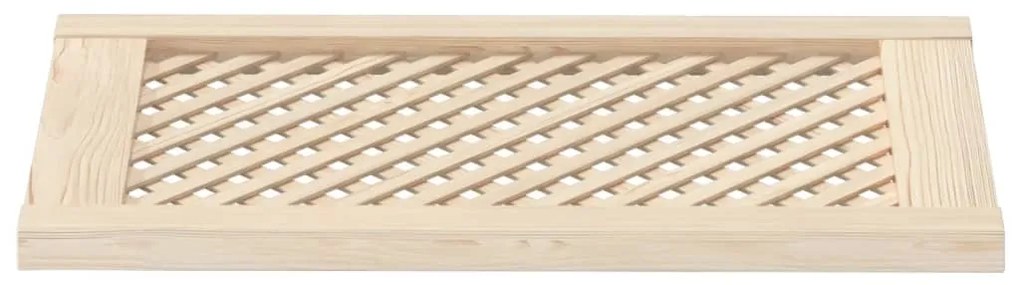 Portas de armário design treliça 2 pcs 39,5x69 cm pinho maciço