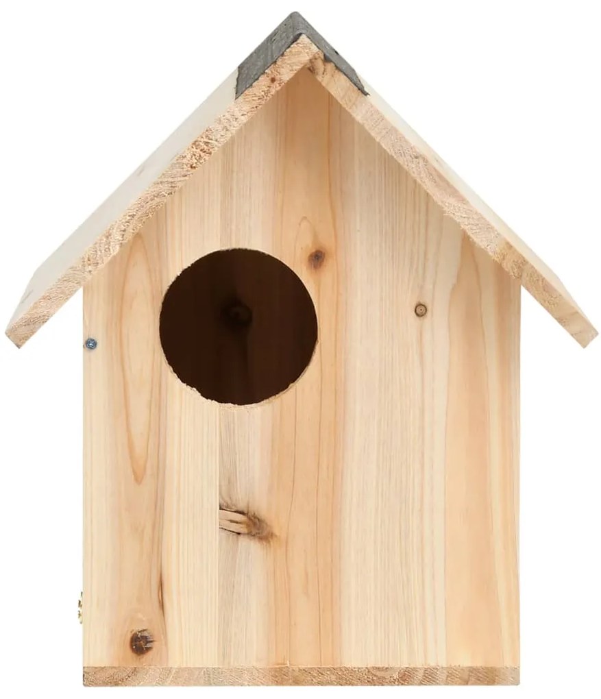 Casa para esquilos 26x25x29 cm madeira de abeto maciça