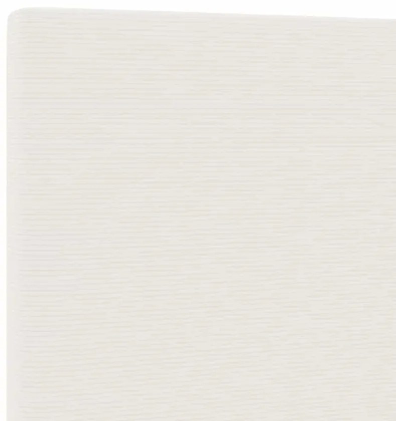 Cabeceira vidaXL Design Simples Creme 160 cm Tecido de Veludo Cotelê