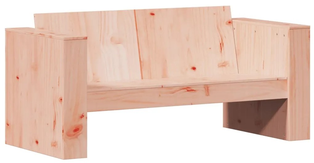 2 pcs conjunto lounge de jardim madeira de douglas maciça