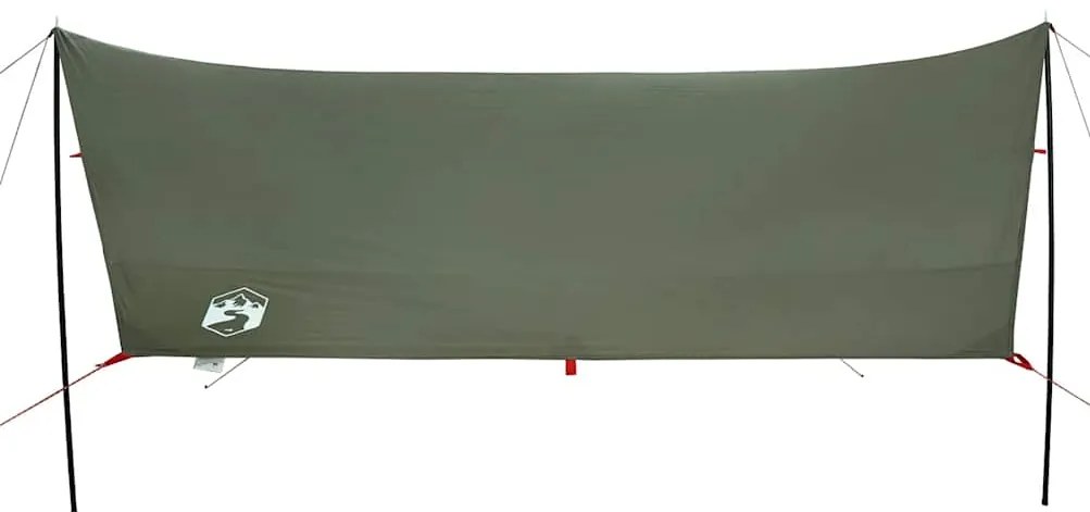 Lona de campismo 462x306x211 cm impermeável verde azeitona