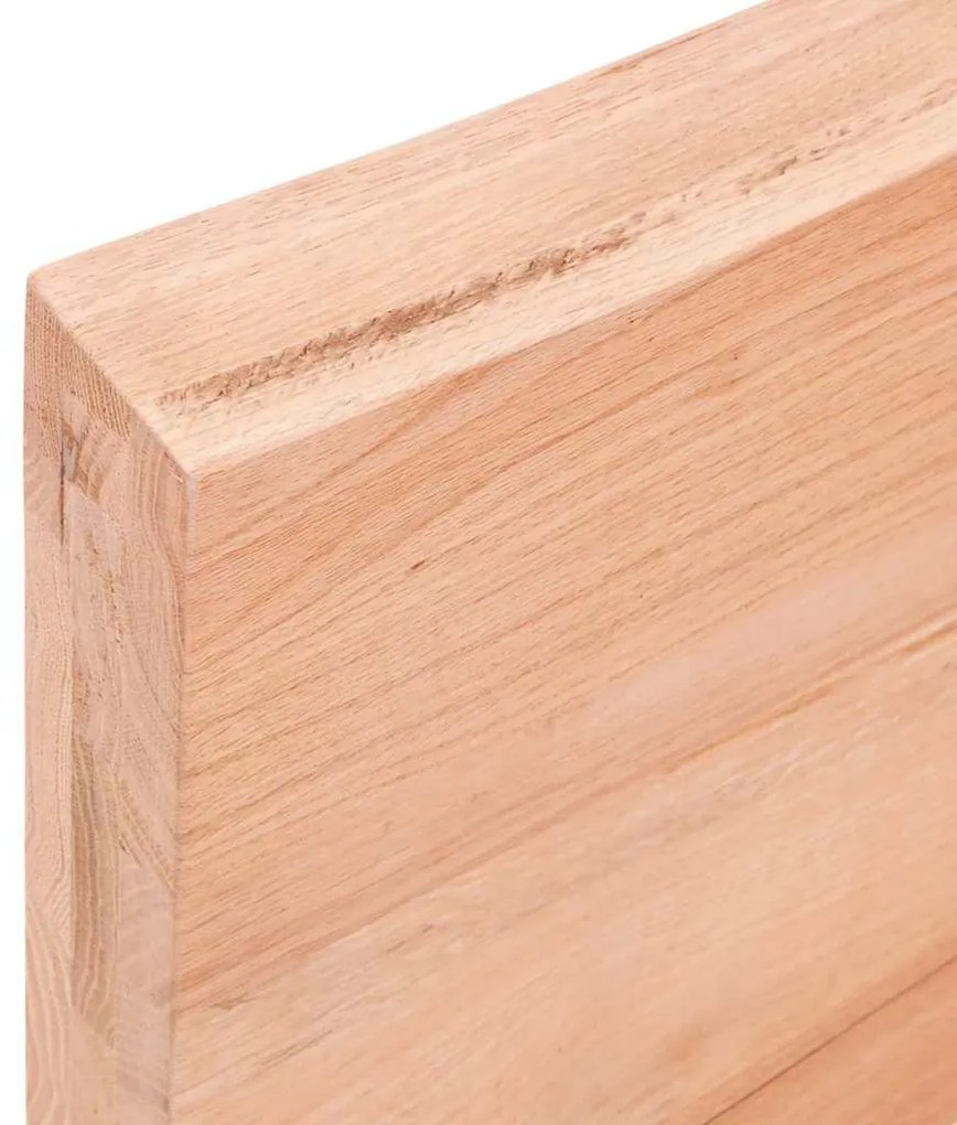 Prateleira de parede 180x50x(2-6) cm carvalho tratado castanho