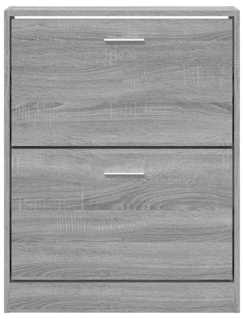 Sapateira 59x17x81 cm derivados de madeira sonoma cinza