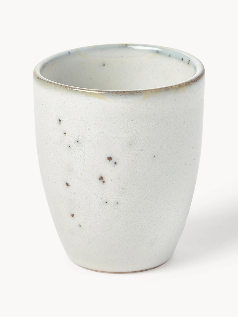 Chávenas de café expresso artesanais Nordic Sand, conjunto de 6