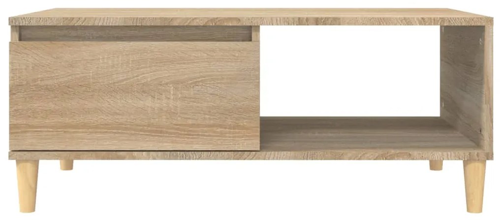 Mesa de centro 90x50x36,5 cm derivados madeira carvalho sonoma