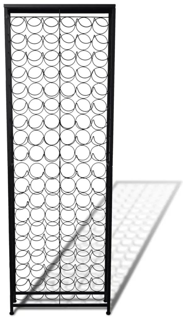 Suporte vertical para garrafas de vinho, metal por 108 garrafas