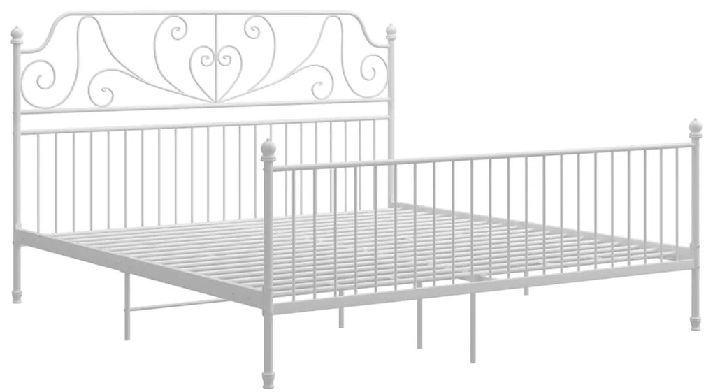 Estrutura de cama metal 180x200 cm branco
