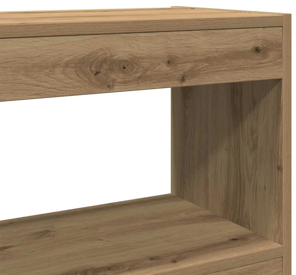 Estante/Divisor de Ambiente vidaXL - Carvalho Artisan - 100x30x72 cm -
