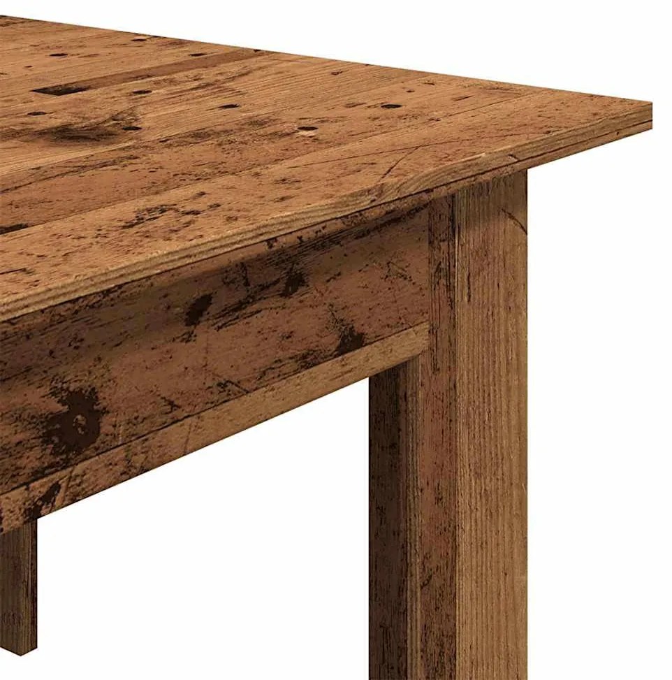 Mesa de centro 100x60x42 cm derivados de madeira madeira velha
