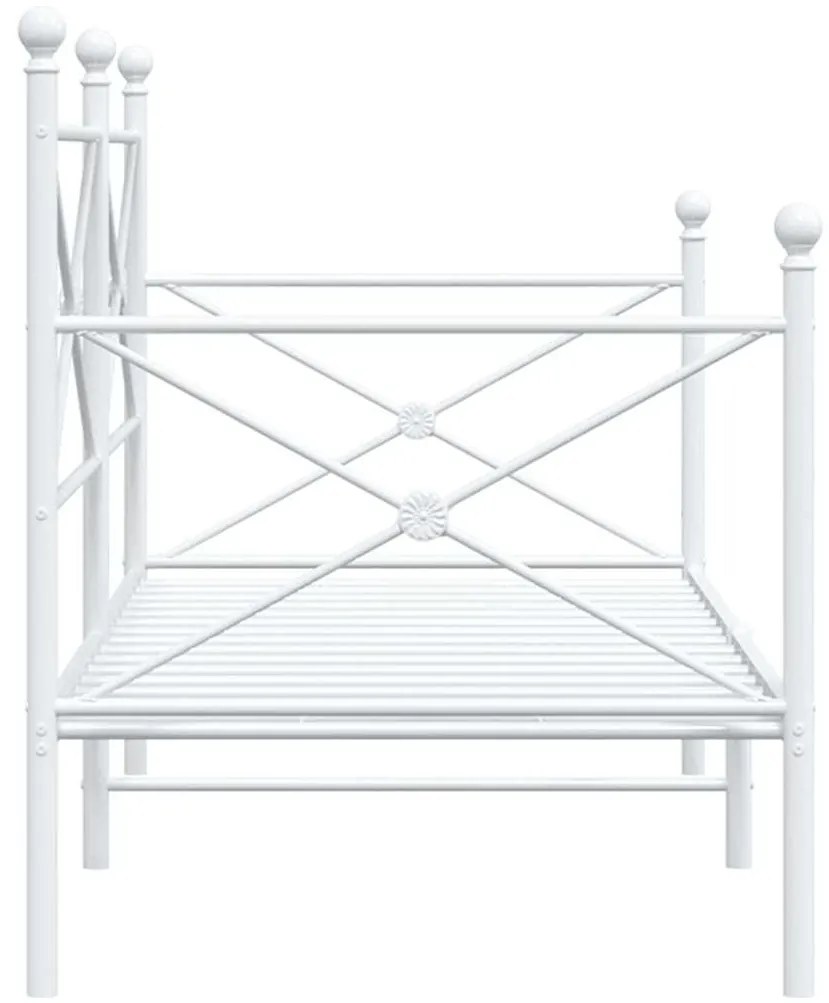 Cama de Dia sem Colchão 80x200 cm aço branco