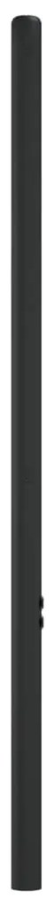 Cabeceira de cama 75 cm metal preto