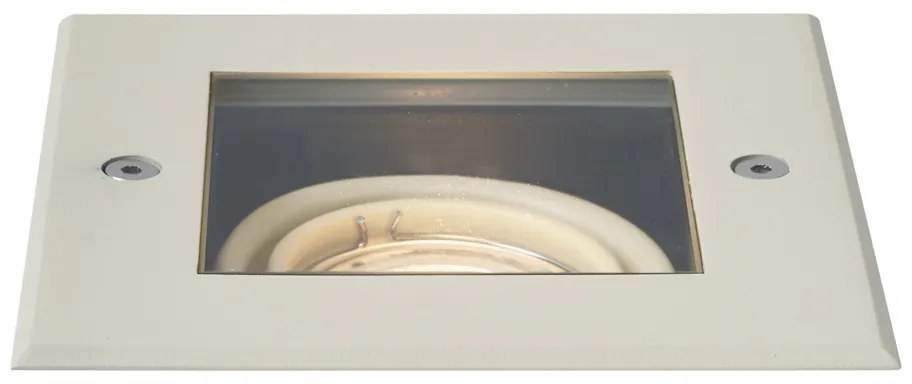 Foco de chão moderno bege GU10 50mm giratório e inclinável IP65 - Oneon Moderno