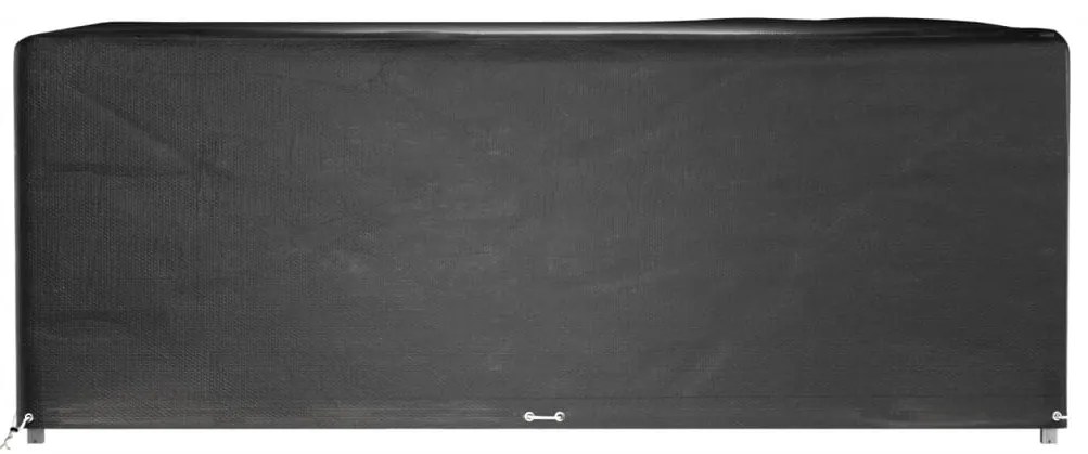 Capas móveis de jardim 2 pcs 16 ilhós 278x204x105 cm retangular