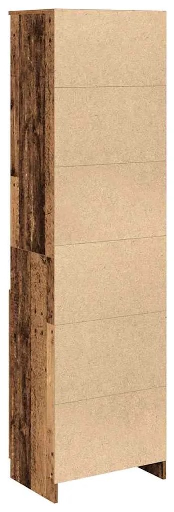 Armário alto 50x35x180 cm derivados de madeira madeira velha
