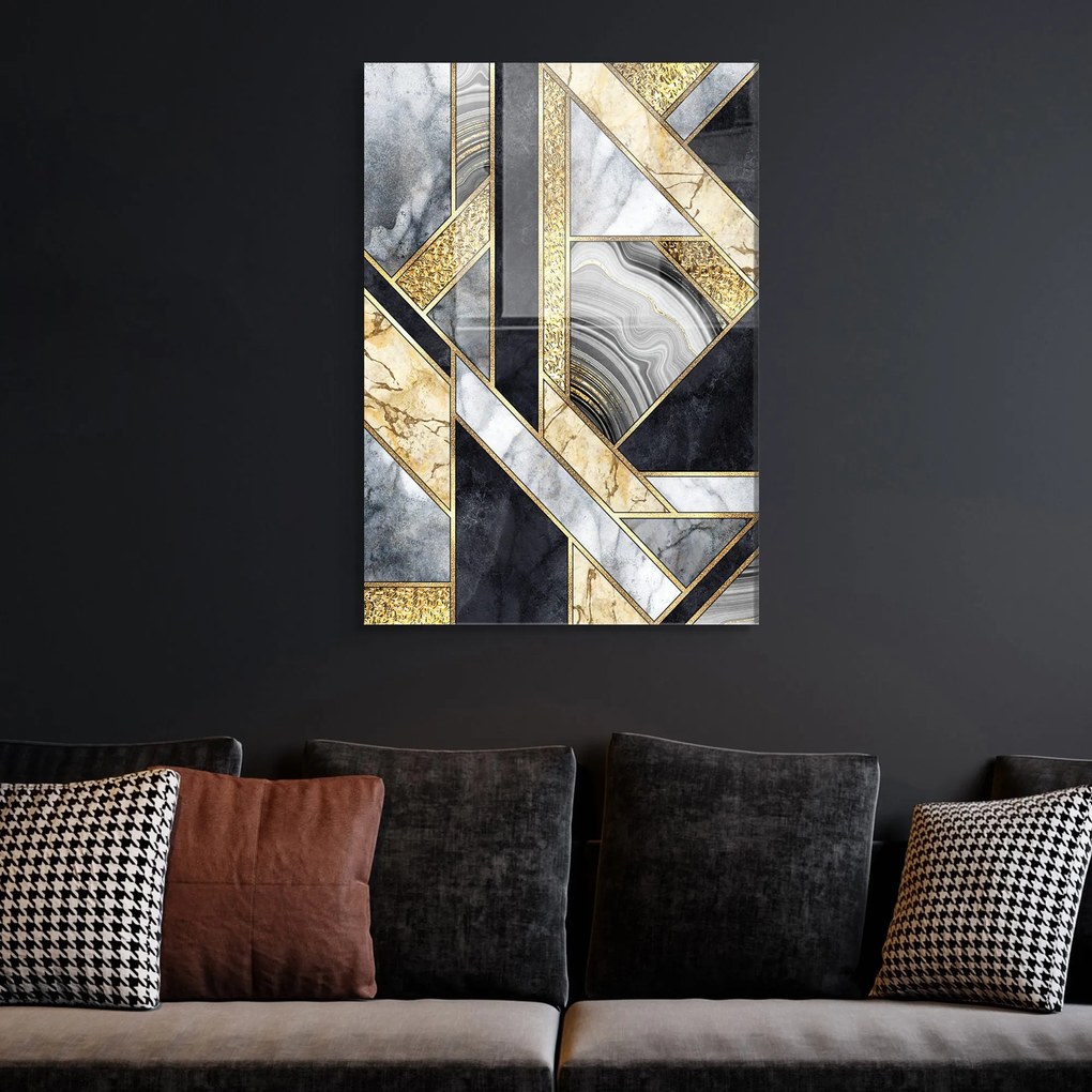 Pintura Decorativa em Vidro Temperado UV-033 – Multicolor – 70 x 100 c