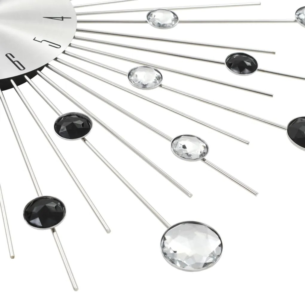 Relógio de parede com movimento quartzo design moderno 50 cm