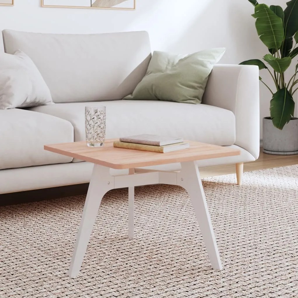 vidaXL Tampo de mesa quadrado 50x50x1,5 cm madeira de faia maciça