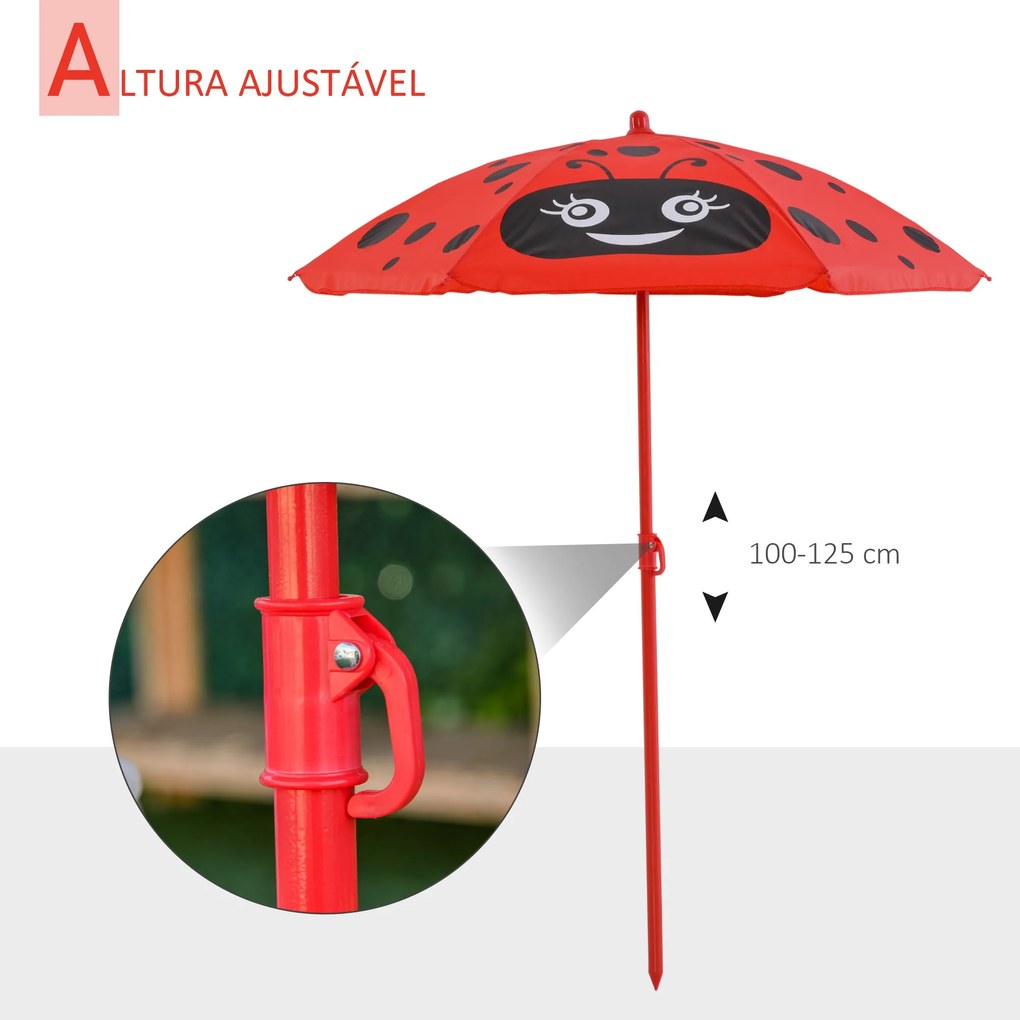 Conjunto de Mesa e Cadeira de Jardim Conjunto de Picnic Dobrável para