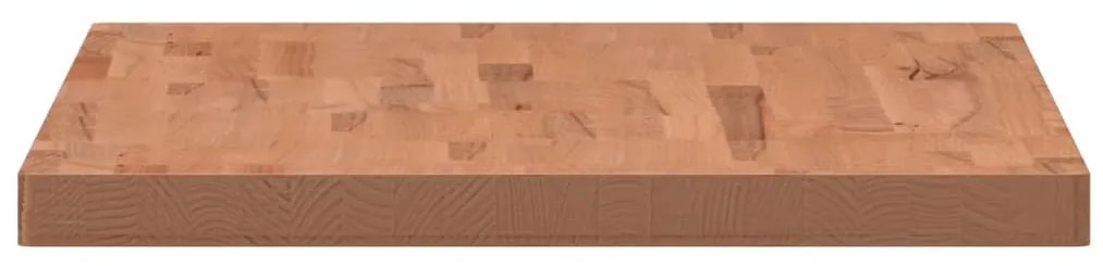 Tampo de mesa retangular 100x60x4 cm madeira de faia maciça
