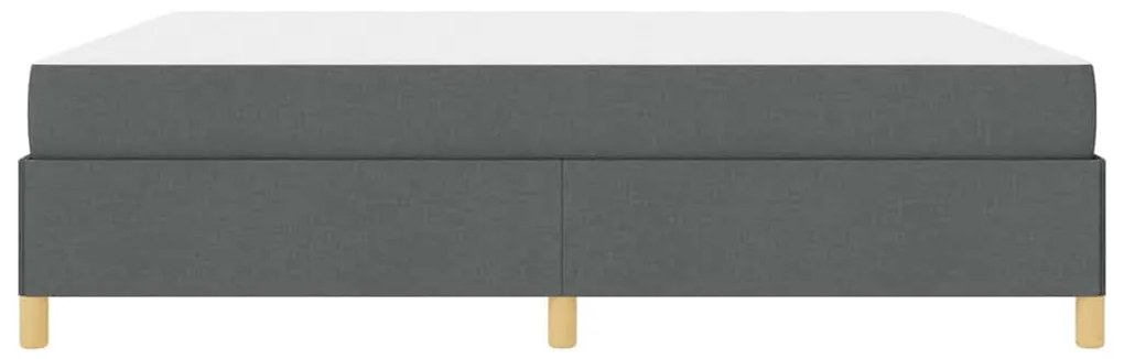 Cama Box Cinza Escuro e Branco e Cinza Escuro 180 x 200 cm