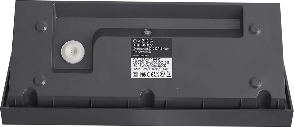 Candeeiro de Parede Exterior Moderno Cinzento Escuro Incl. LED IP65 - Marek