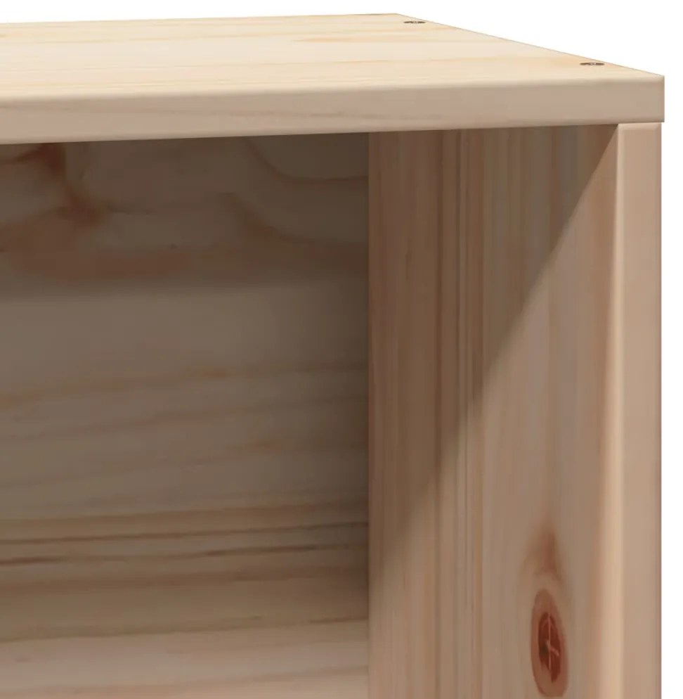 Cama sem colchão 75x190 cm madeira de pinho maciça